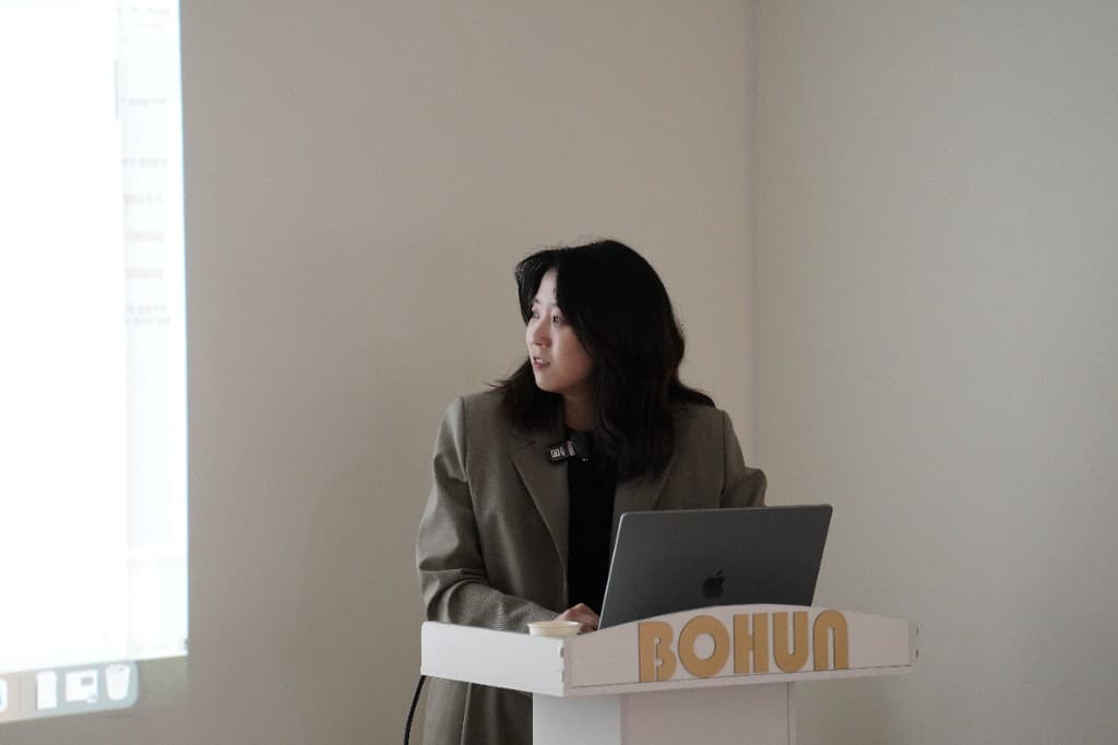 1기 멤버 발표 현장